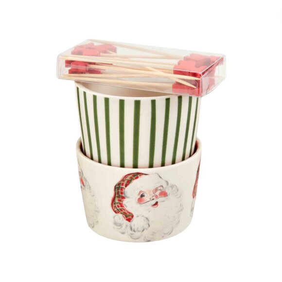 Vintage Christmas Ramekin Sets - Picture 5 of 7